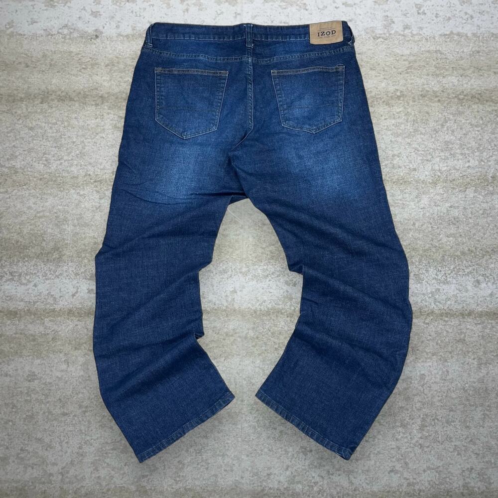Vintage Y2K Izod Jeans 36x30 Relaxed Fit Dark Wash Comfort Stretch Denim